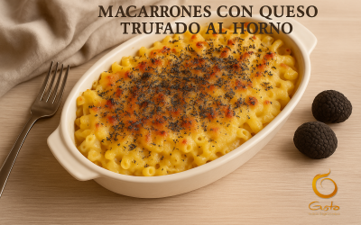 Macarrones con Queso Trufado al Horno